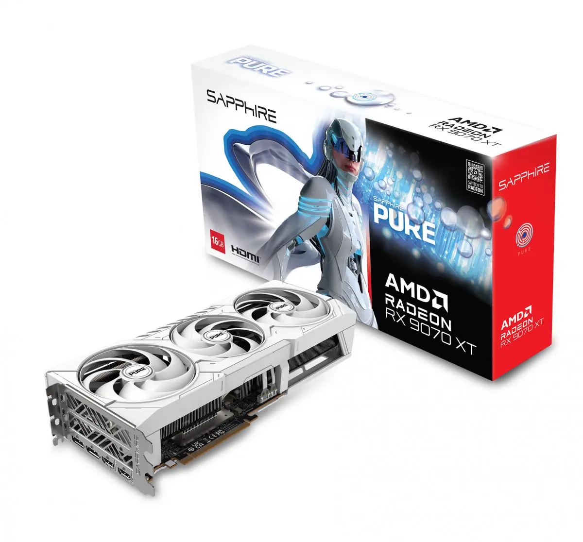 VGA SAPPHIRE PURE Radeon RX 9070 XT GAMING OC 16GB VGA SAPPHIRE PURE Radeon RX 9070 XT GAMING OC 16GB