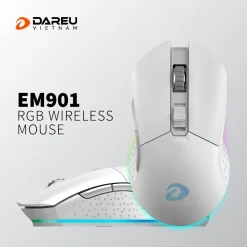 CHUỘT GAMING DAREU EM901 RGB WIRELESS 8 14241