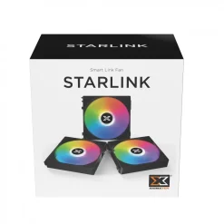 Bộ 3 Quạt tản nhiệt fan case XIGMATEK STARLINK ARGB, MODULAR DESIGN Đen / Trắng 8 21530