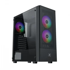 Vỏ Case Xigmatek Hero II Air 3F Trắng / Đen Kèm 3 Fan Led 3 21610
