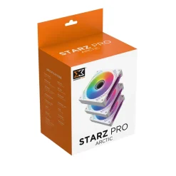 Bộ 3 quạt tản nhiệt fan case Xigmatek STARZ Pro M20A Đen / Trắng ARGB 5 21793