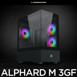 Vỏ Case Xigmatek ALPHARD M 3GF | M-ATX | Trắng / Đen 8 22232