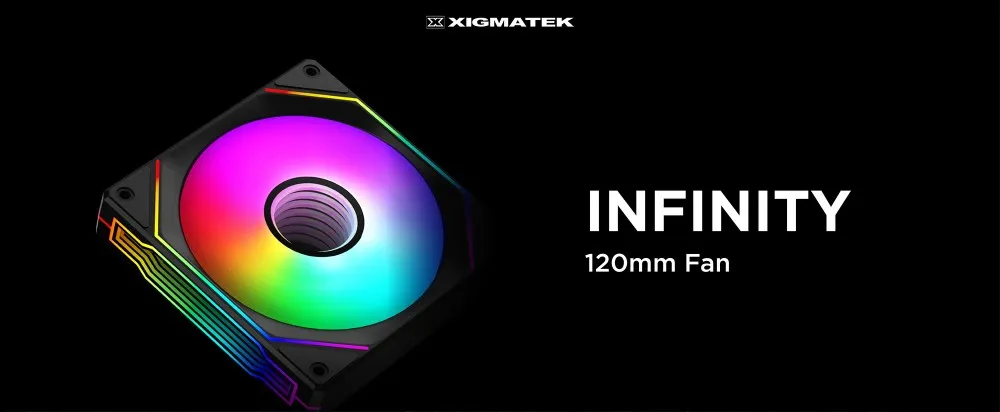 Fan case XIGMATEK INFINITY 120mm | RGB FIXED (Fan Xuôi) 17 22548
