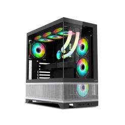 Vỏ case máy tính bàn MIK Lumine 4FA - Trắng / Đen, kèm 4 fan ARGB 2 25786 1800 82a2140833de47f9bd5aa96ee3cfdc0a master