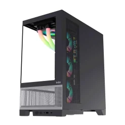 Vỏ case máy tính bàn MIK Lumine 4FA - Trắng / Đen, kèm 4 fan ARGB 8 25786 thung may case mik lumine 4fa 4 11zon 80a72e22d703444c99ba67e93e67f962 master
