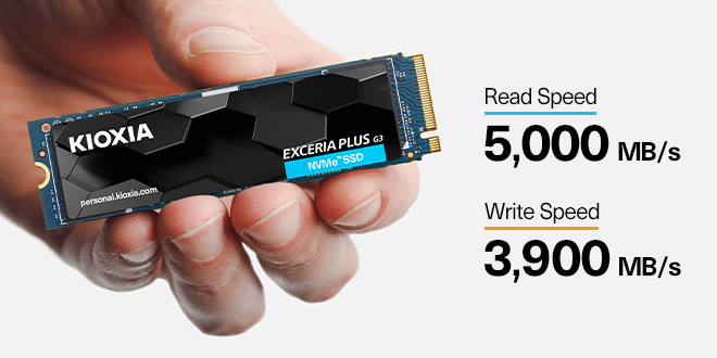 SSD Kioxia Exeria G3 Plus 1TB M.2 NVMe Gen 4x4 4 SSD Kioxia Exeria G3 Plus 1TB
