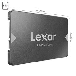 Ổ cứng SSD Lexar NS100 Sata 3 256GB / 512GB 3 58965 o cung ssd lexar ns100 256gb sata3 lns100 256rb s 1