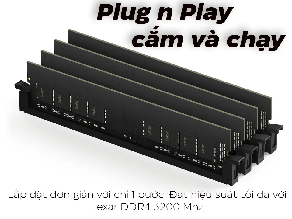 Ram Máy Tính Lexar Thor 8GB DDR4 Bus 3200 Tản Nhiệt 8 7 16