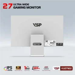 Màn hình VSP VU279Q1 | UltraWide | IPS | 165Hz | 1ms | Màu Trắng 4 710 27inch vu279q1 w 1 3