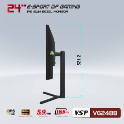Màn hình Gaming VSP VG248B FHD 24" IPS 165Hz 9 710 vg248b 5 1