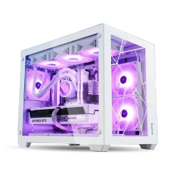 Vỏ Case máy tính Segotep Lumi II TYPE-C (MATX/MID TOWER/NO FAN/BLACK/WHITE) 5 74742 v case segotep lumi ii white type c 1