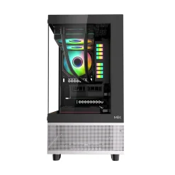 VỎ CASE MIK AETHER BLACK / WHITE (MATX/MID TOWER/MÀU ĐEN) 3 8013 6