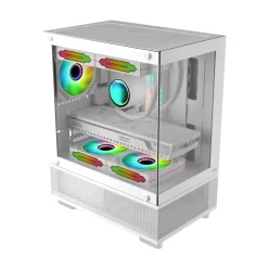 VỎ CASE MIK AETHER BLACK / WHITE (MATX/MID TOWER/MÀU ĐEN) 5 8014 2