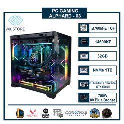 PC Gaming ALPhard 03 | I5 14600KF, 32GB Ram, SSD 1TB, VGA RTX 5060/ 4060Ti/ 5060 Ti