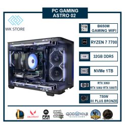 PC ASTRO 02 | Ryzen 7 7700, 32GB DDR5, VGA RTX 3060 /5060/ 5060 Ti