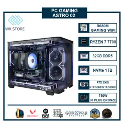 PC ASTRO 02 | Ryzen 7 7700, 32GB DDR5, VGA RTX 3060 /5060/ 5060 Ti