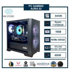 PC AURA 02 | Ryzen 7 5700x3D, 16GB Ram | RTX 3050/ 3060/ 5060