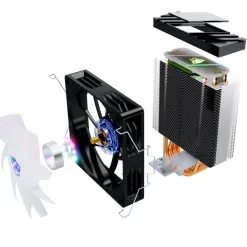 Tản nhiệt khí CPU Leopard K400 RGB Black 3 a 53