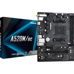 Mainboard ASRock A520M/ac 4 a520macl1 1