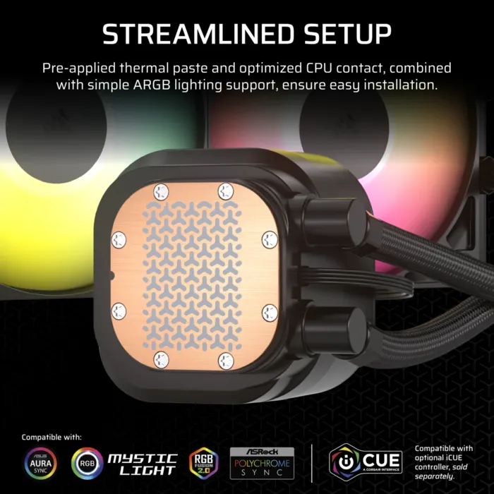Tản nhiệt nước Corsair NAUTILUS 240 ARGB Black 13 cw 9060092 ww 03