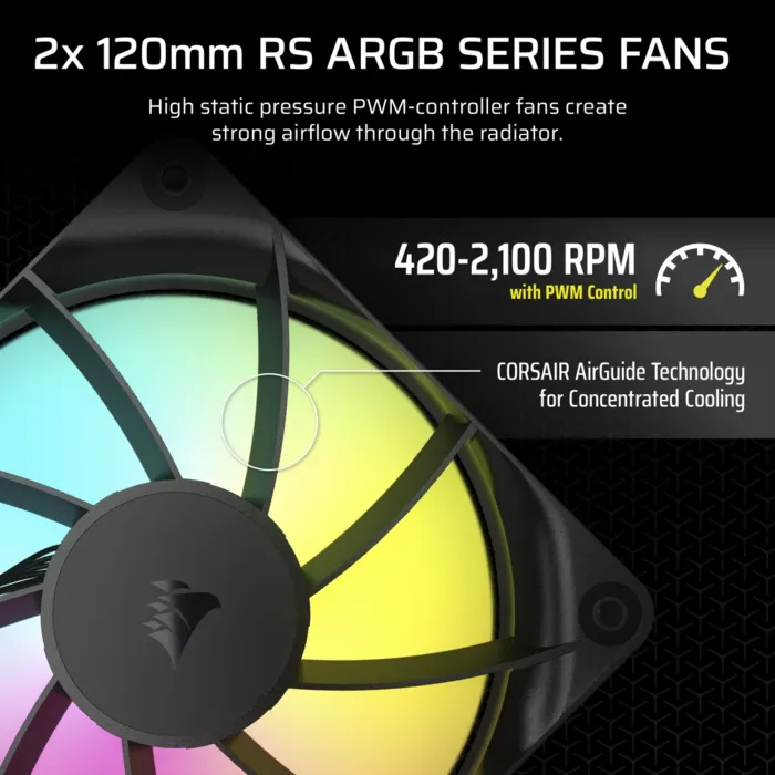 Tản nhiệt nước Corsair NAUTILUS 240 ARGB Black 12 cw 9060092 ww 04