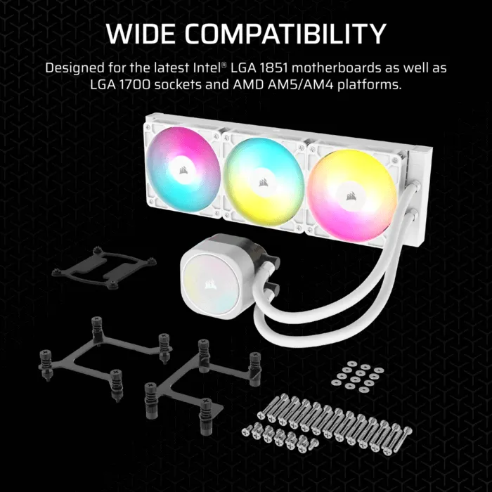 Tản nhiệt nước Corsair NAUTILUS 360 ARGB White 13 cw 9060095 ww 07