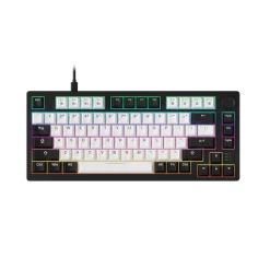 Bàn phím cơ Gaming DAREU EK75 WHITE BLACK PBT Double Shot 4 ek75 rgb ac962019bcbf48a0b6