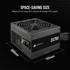 Nguồn máy tính CORSAIR CX750 750W 80 Plus Bronze 3 f 14