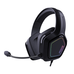 TAI NGHE GAMING ZIDLI FCORE FH6U BLACK 7.1,USB, RGB 3 fh6u 1073 3