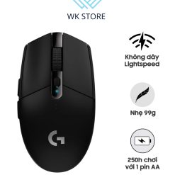 Chuột không dây Logitech G304 Lightspeed Wireless Trắng/Đen