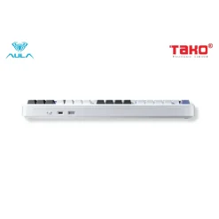 BÀN PHÍM CƠ GAMING AULA F87 3 MODE Grey Wood Switch 3 hj