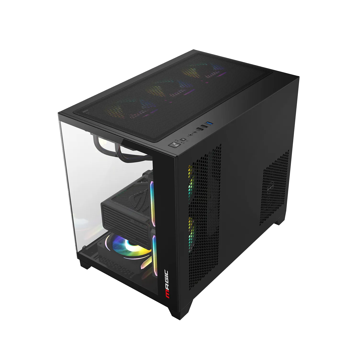 VỎ CASE MAGIC AQUA-M ULTRA PRO BLACK (Full M-ATX) 5 magic aqua m ultra pro black pic 4