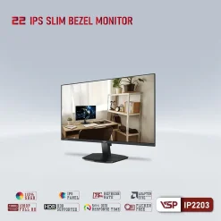 Màn hình VSP IP2203 | 21.5 inch | Full HD | IPS | 75Hz | 5ms 3 man hinh vsp ip2203 2