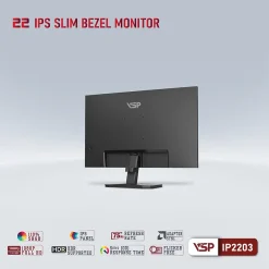 Màn hình VSP IP2203 | 21.5 inch | Full HD | IPS | 75Hz | 5ms 4 man hinh vsp ip2203 3