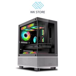 VỎ CASE MIK AETHER BLACK / WHITE (MATX/MID TOWER/MÀU ĐEN)