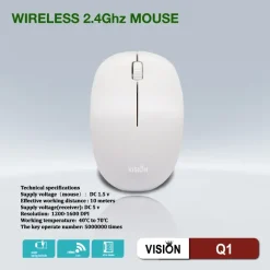 Chuột máy tính không dây VISION Q1 3 q1 01