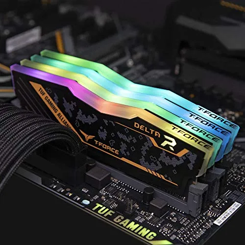 RAM TEAMGROUP T-FORCE TUF GAMING 8GB RGB 3200 4 ram t force tuf 8gb 3