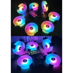 Bộ kit quạt tản nhiệt, fan case Coolmoon Y1 Led RGB 16 triệu màu, 366 hiệu ứng - kèm hub và remote 9 sg 11134201 22120 mz40rrpqunlvf3