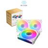 Bộ 3 Quạt tản nhiệt fan case XIGMATEK STARLINK ULTRA ARGB Đen / Trắng 2 Bộ 3 Quạt tản nhiệt fan case XIGMATEK STARLINK ULTRA ARGB Đen / Trắng
