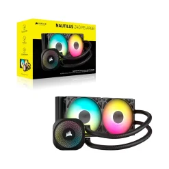 Tản nhiệt nước Corsair NAUTILUS 240 ARGB Black 6 tan nhiet nuoc aio corsair nauti