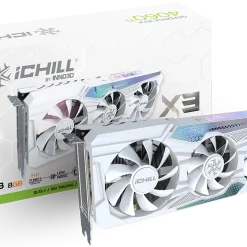 VGA INNO3D GeForce RTX 4060 Ti 8GB iCHILL X3 WHITE