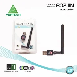 USB Wifi VSPTECH UW-300T 802.IIN Anten 5 usb wirelwss uw 300t 00 1