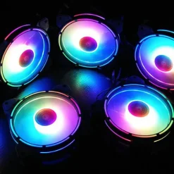 Bộ kit quạt tản nhiệt, fan case Coolmoon M2 LED RGB 12cm + hub và remote 4 vn 11134207 7qukw lfj75hdp540486