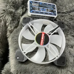 Bộ kit quạt tản nhiệt, fan case Coolmoon Y1 Led RGB 16 triệu màu, 366 hiệu ứng - kèm hub và remote 4 z4651993344555 7de1a39611a035d3cf59808fba83f865