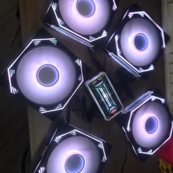 Bộ quạt tản nhiệt, fan case COOLMOON F3 Led vô cực ARGB Black / White + hub và remote 7 z4922425923051 9f3bbdcde812cb683246c2ee31248d86