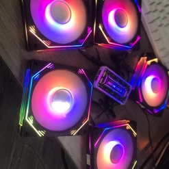 Bộ quạt tản nhiệt, fan case COOLMOON F3 Led vô cực ARGB Black / White + hub và remote 8 z4922425963275 7569979463b549908d1d9a9789672b69
