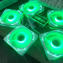 Bộ quạt tản nhiệt, fan case COOLMOON F3 Led vô cực ARGB Black / White + hub và remote 11 z4922426040176 17ba6e3a05b1cca86a622f6551a6c805