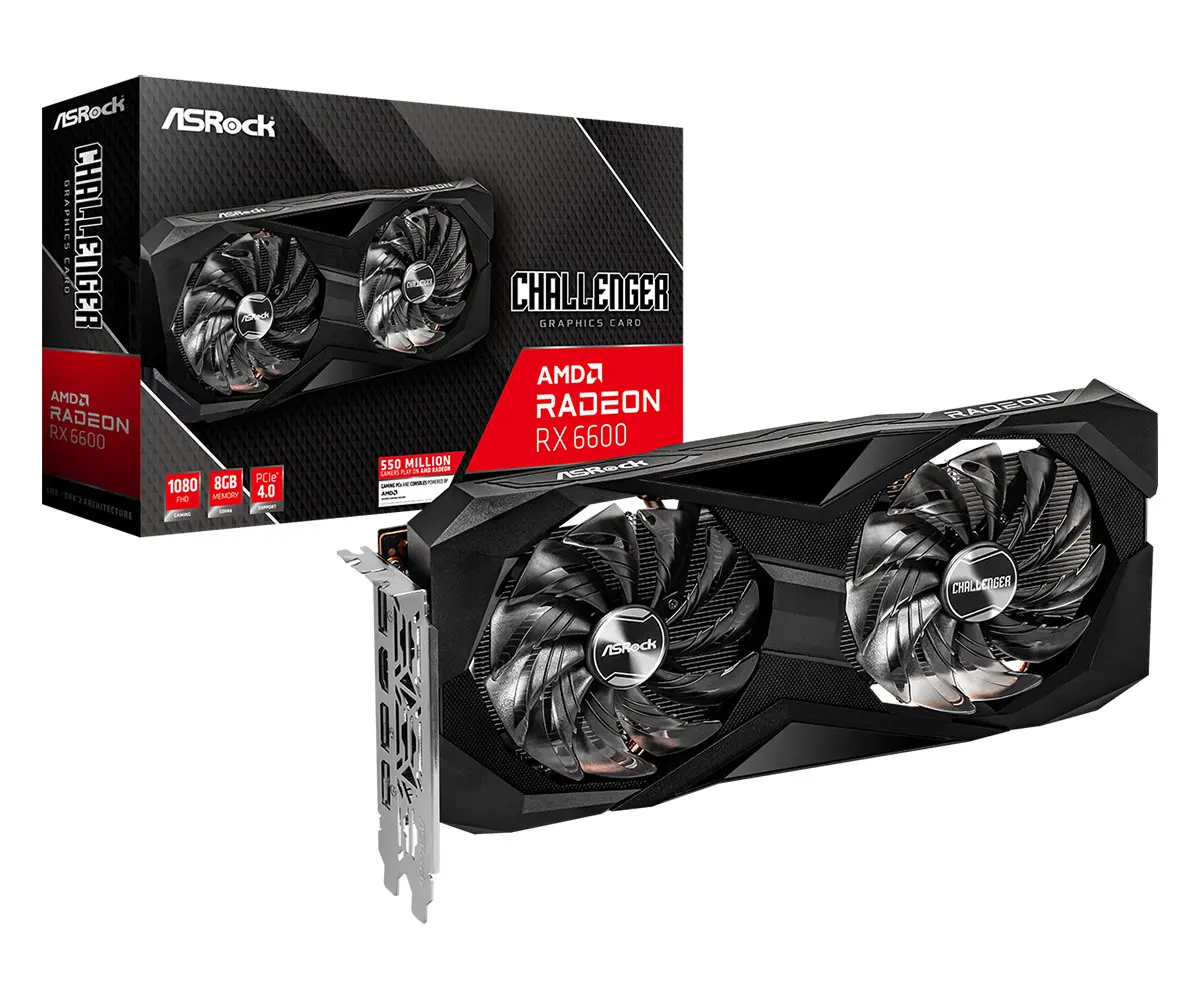 VGA ASRock Radeon RX 6600 8GB GDDR6 Challenger VGA ASRock Radeon RX 6600 8GB GDDR6 Challenger