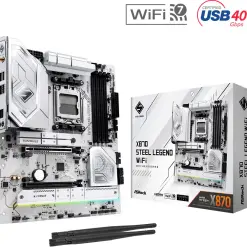 Mainboard AsRock X870 Steel Legend WiFi | AM5, 4x DDR5