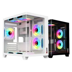 VỎ CASE MAGIC GM-02 CURVED (M-ATX) BLACK